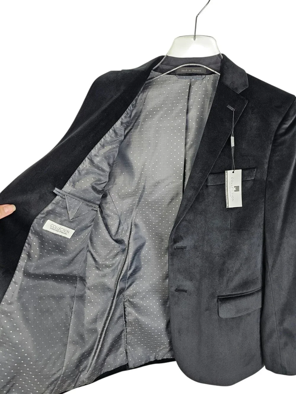 Michael Strahan Collection Boy's Velvet Blazer Sport Coat NWT